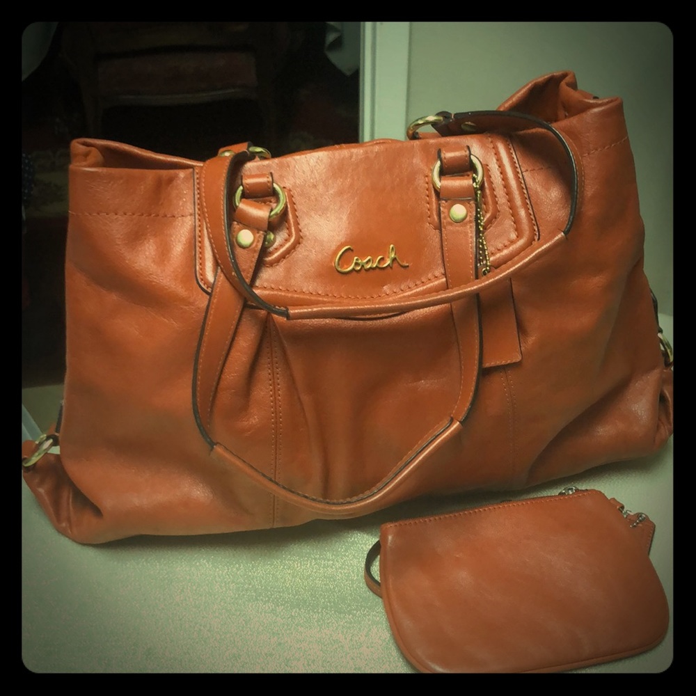 Coach purse w/additional coin purse